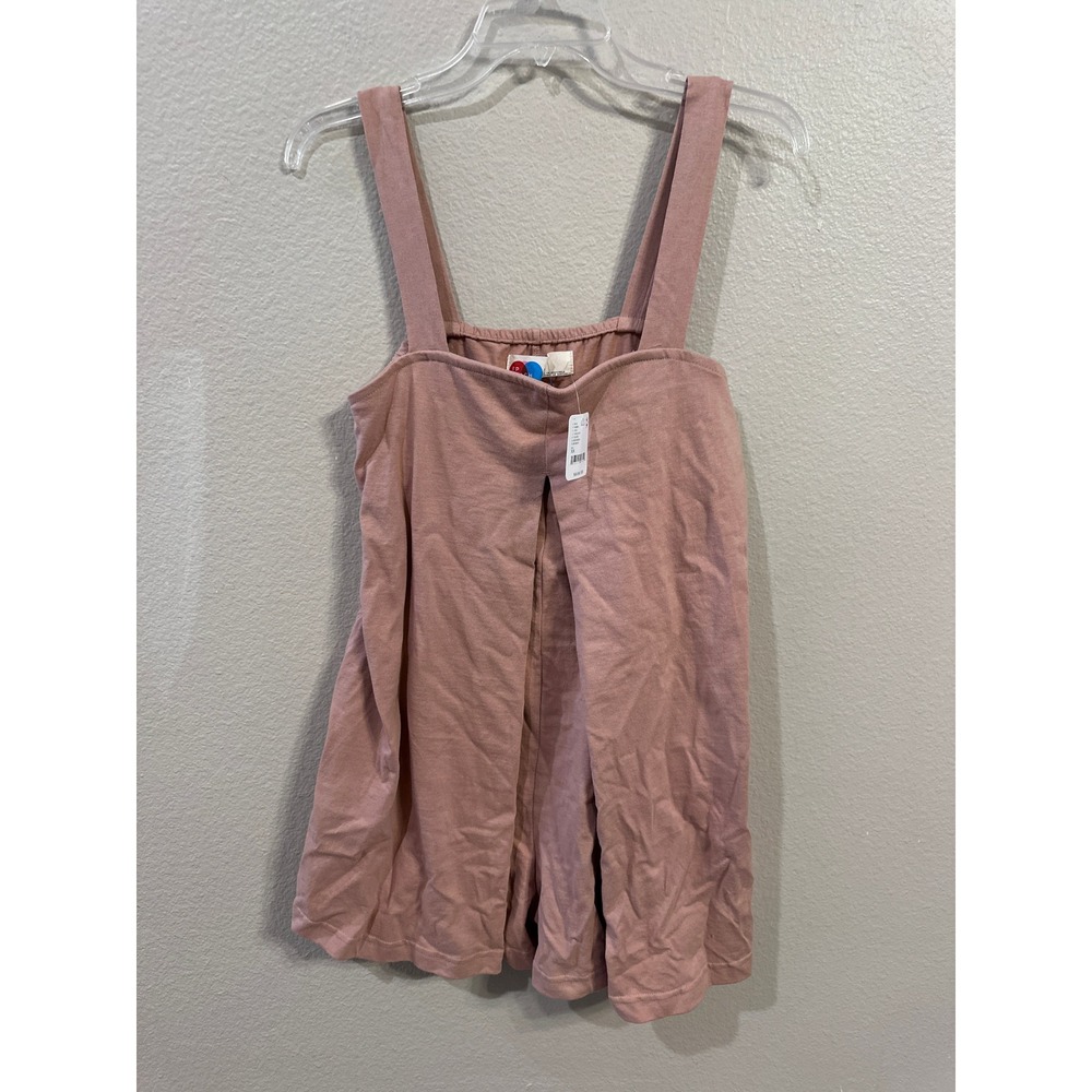 Free People‎ Tuscany Romper Jumpsuit Overalls Sleeveless Pink XS